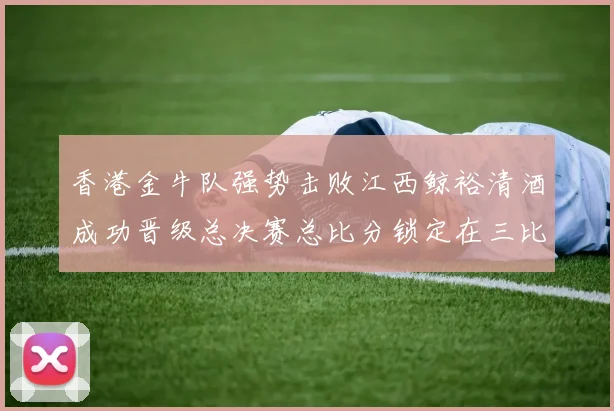 香港金牛队强势击败江西鲸裕清酒成功晋级总决赛总比分锁定在三比零
